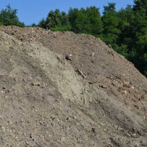 Large pile of fill dirt